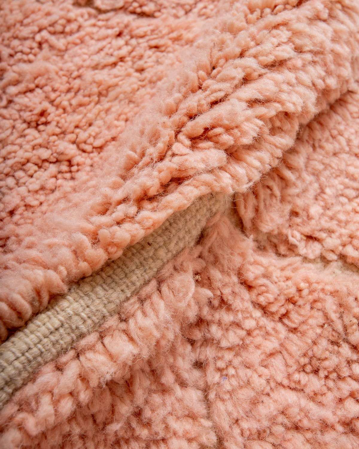 Modern, designer, handcrafted Berber rug from Morocco. Beniourain carpet with beautiful colours and patterns and fluffy wool texture.